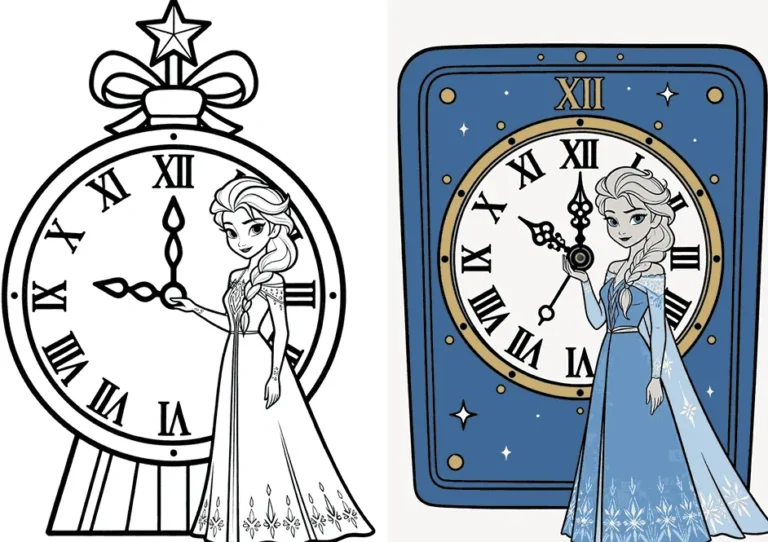 elsa coloring pages