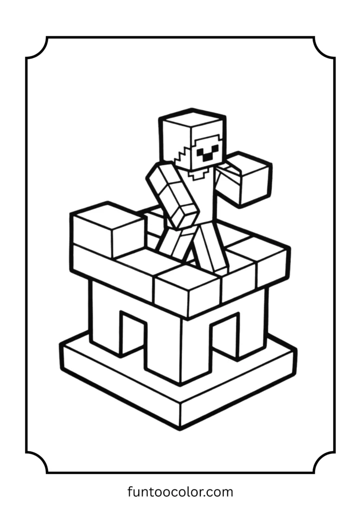 minecraft coloring pages