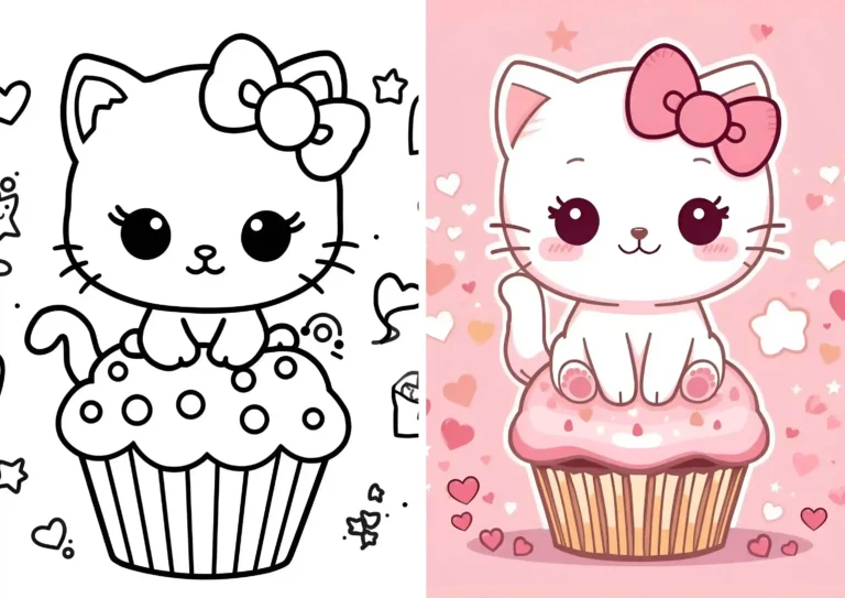 hello kitty coloring pages