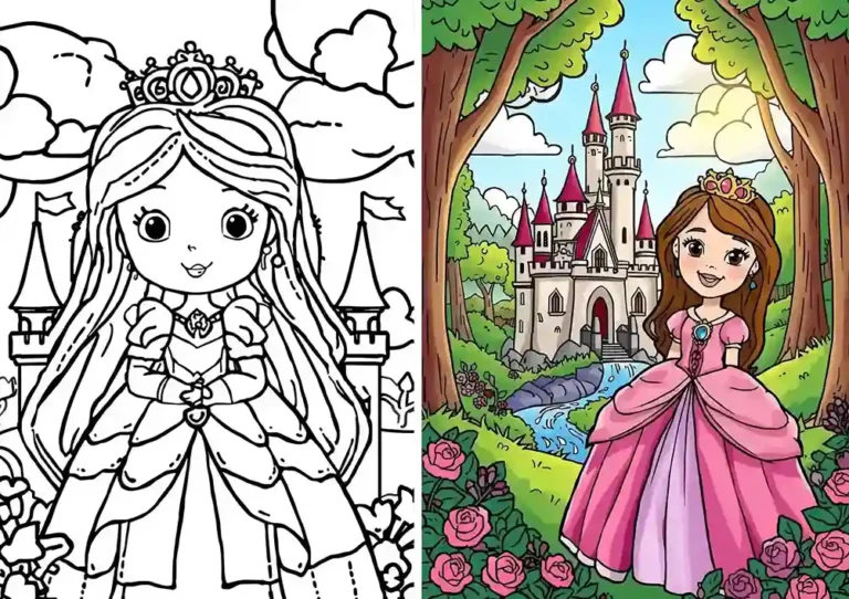 princess coloring pages