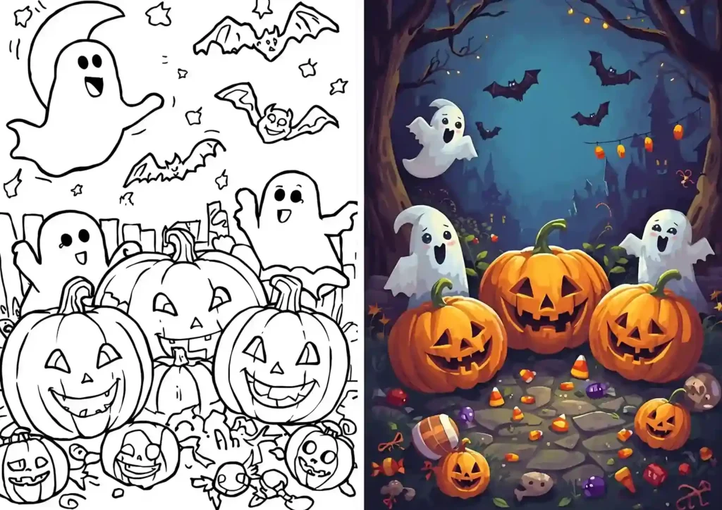 halloween coloring pages