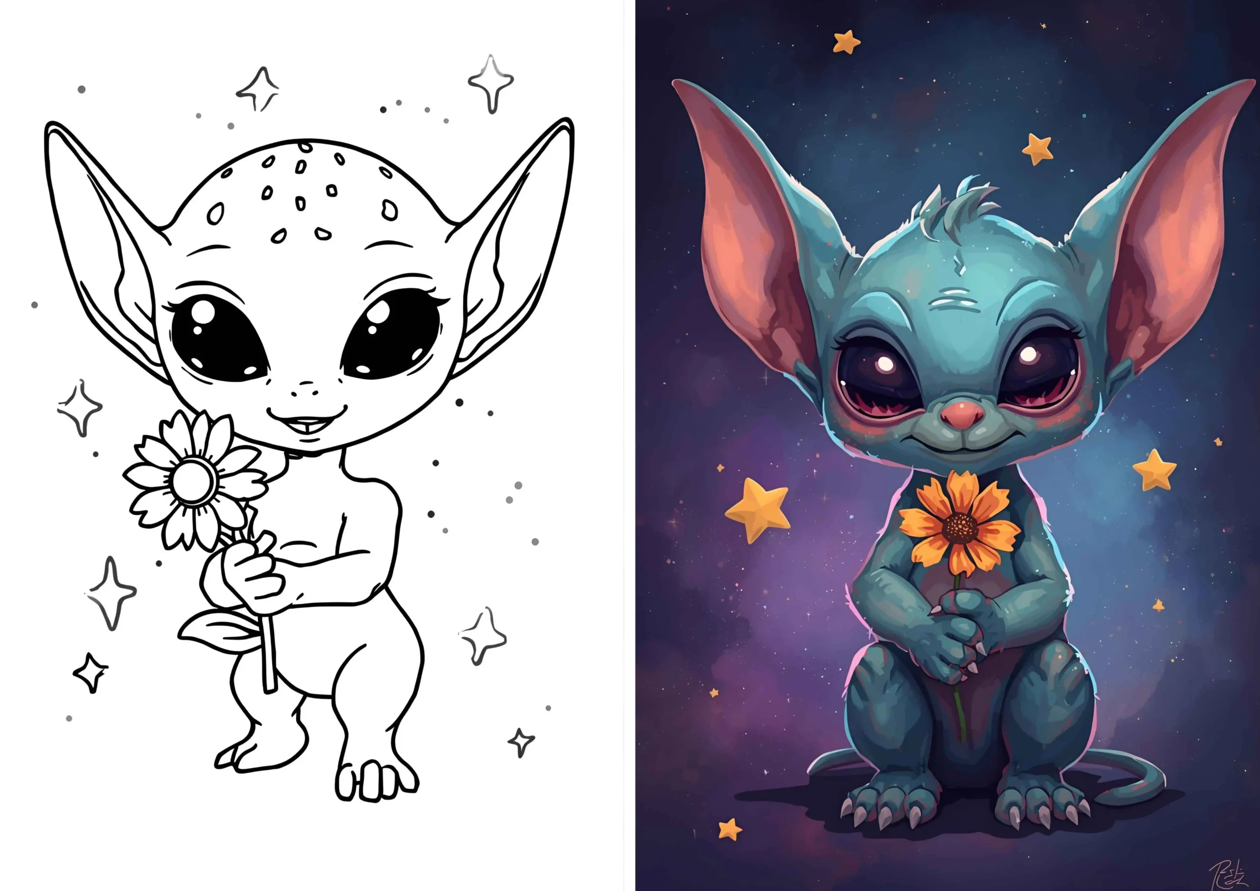 stitch coloring pages