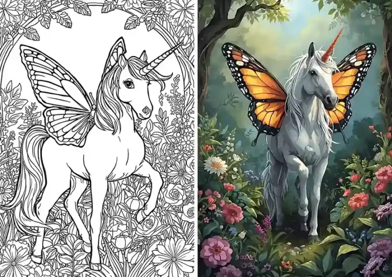 unicorn coloring pages