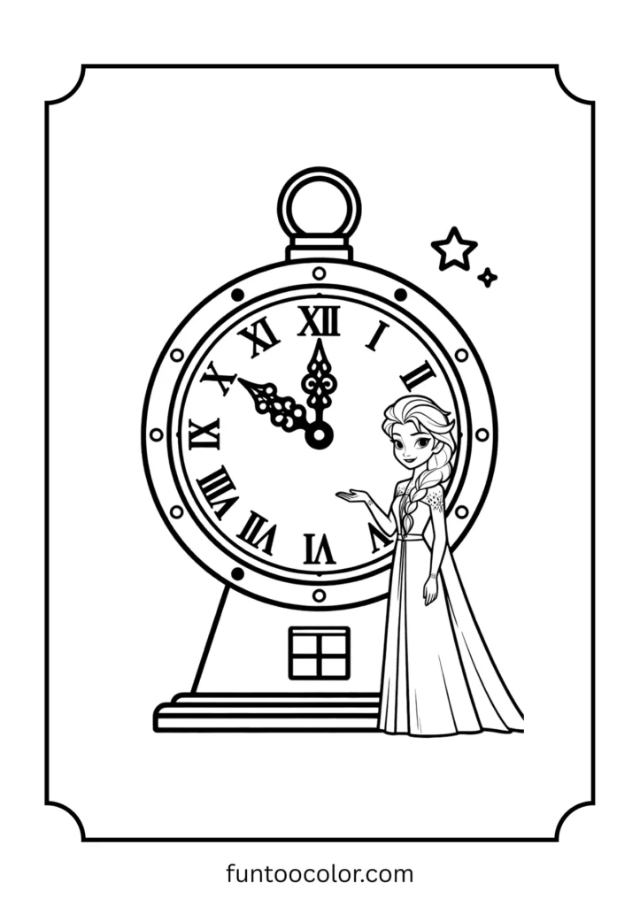 elsa coloring pages