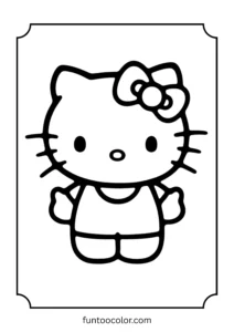 hello kitty coloring pages