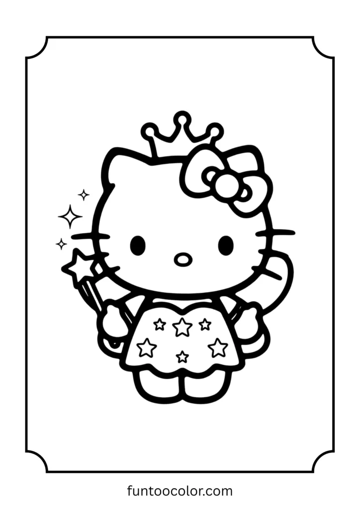 hello kitty coloring pages