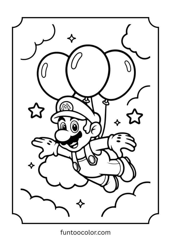 mario coloring pages