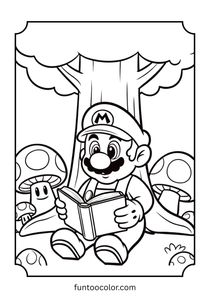 mario coloring pages