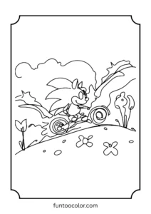 Sonic coloring Pages