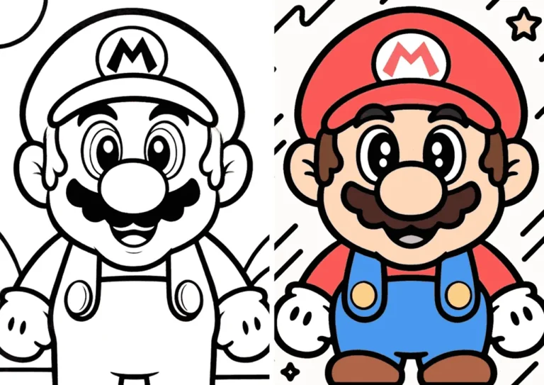 Mario Coloring Pages