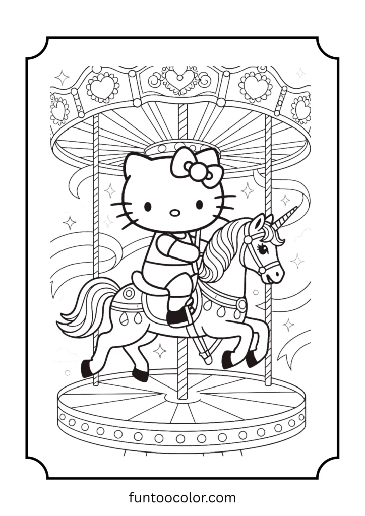 hello kitty coloring pages