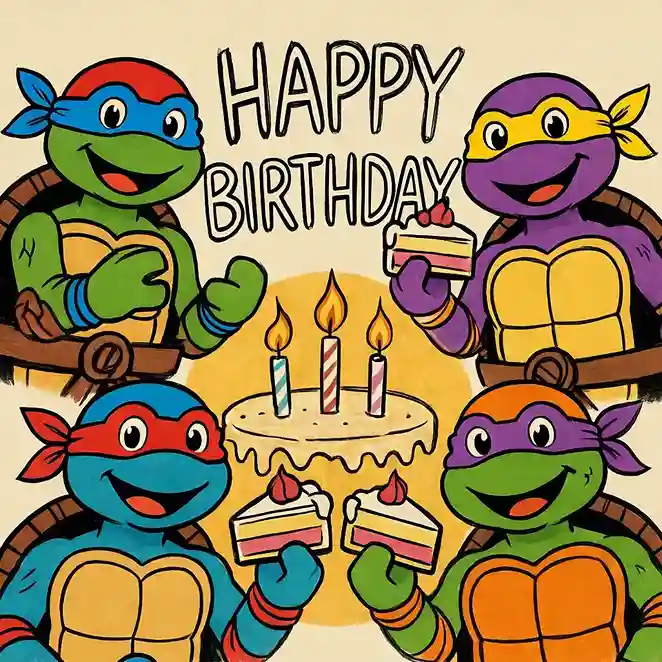 Happy Birthday Coloring Pages