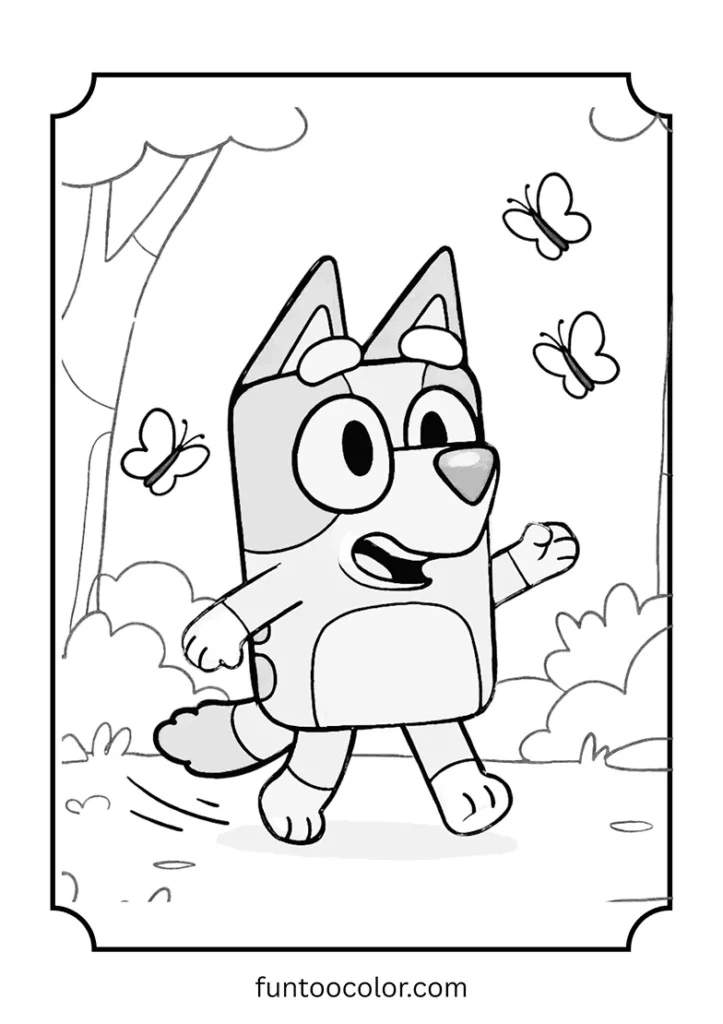 Bluey Coloring Pages