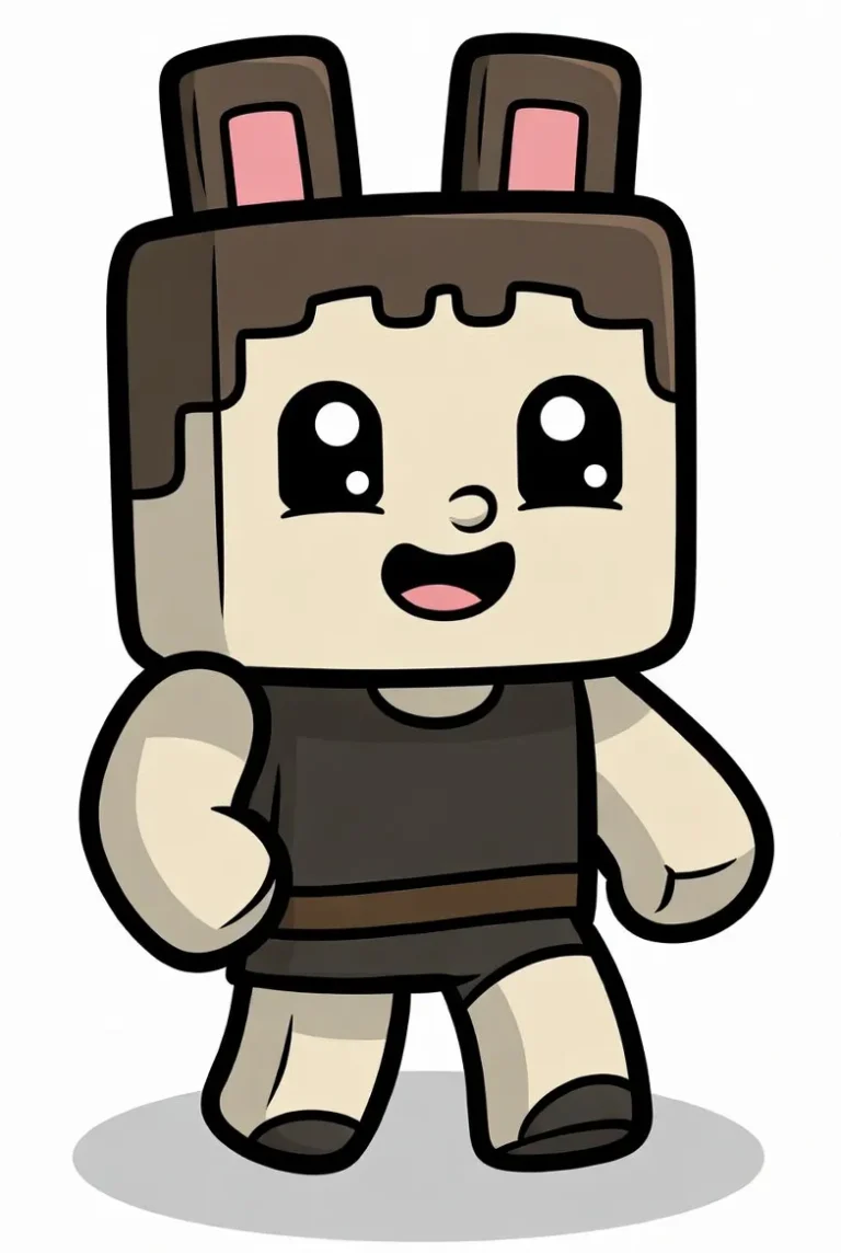Minecraft coloring pages