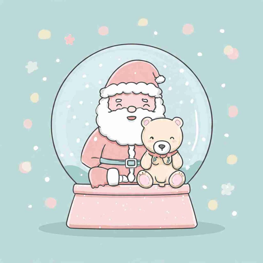 Snow Globe Coloring Pages