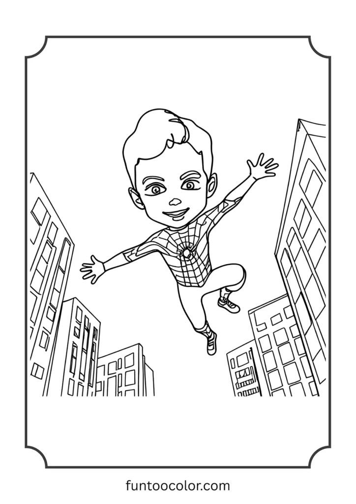 spiderman coloring pages