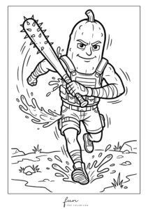 Big Dill coloring page